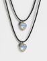 Collares para compartir Moonstone Set De Collares Para Compartir Mood - Plateado