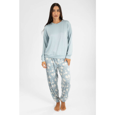 Pijama roses pant yummy Celeste