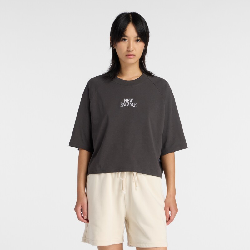 Remera New Balance Dama - - WT61J0VVABR BLACK