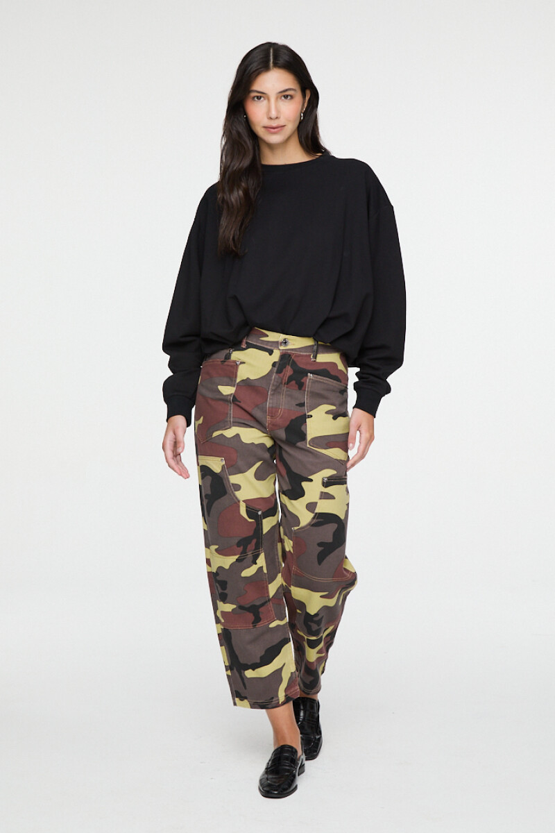 PANTALÓN CARGO CAMUFLADO Camuflado