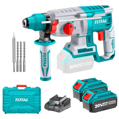 Rotomartillo SDS Plus Inalámbrico 20v Doble Batería - Sin Carbones Rotomartillo SDS Plus Inalámbrico 20v Doble Batería - Sin Carbones