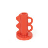 Candelabro porta velas Doble asa Vintage Rojo
