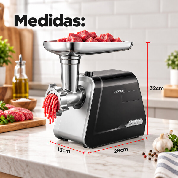 Procesadora / Moledora De Carne Akane A.3375 1800w PICADORA DE CARNE AKANE A.3375