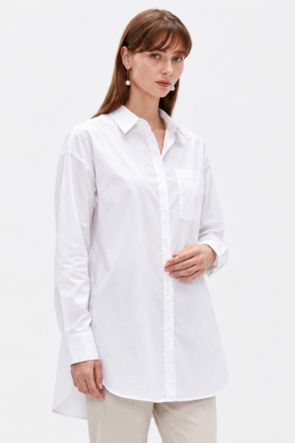 Camisa Tunnis Marfil / Off White