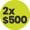 2x500