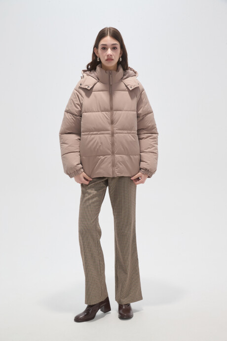 Campera Calda Taupe Claro