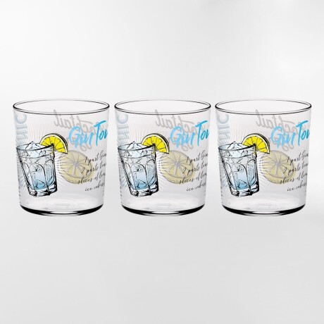VASO DRINK GIN TONIC BLANCO