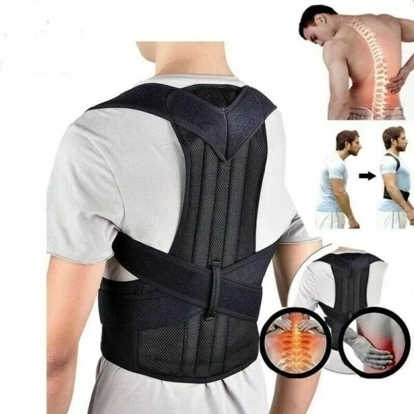 Faja Corrector De Postura Y Lumbar Ortopedica Trabajo Talla XXL