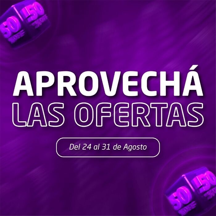 APROVECHÁ LOS DESCUENTOS