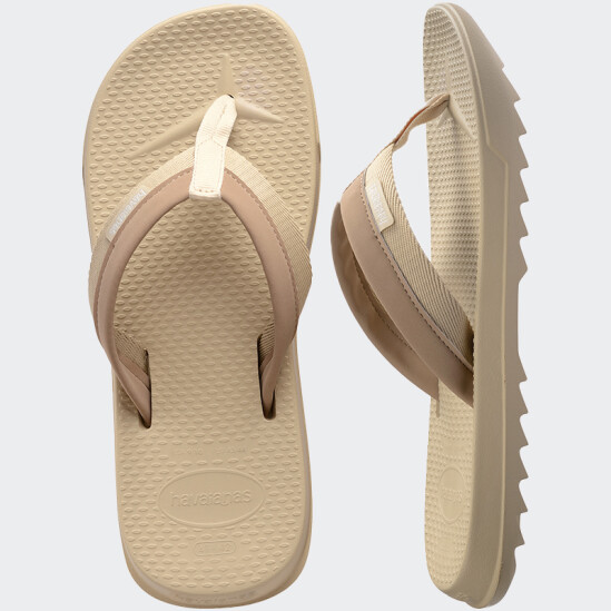 Ojotas Havaianas Track Plus Flip Flops Beige