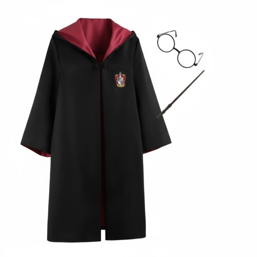 Disfraz Harry Potter- Talle XL Negro