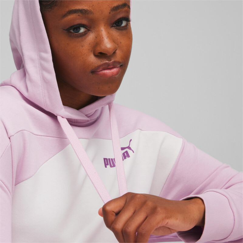 W PUMA POWER HOODIE TR Rosado