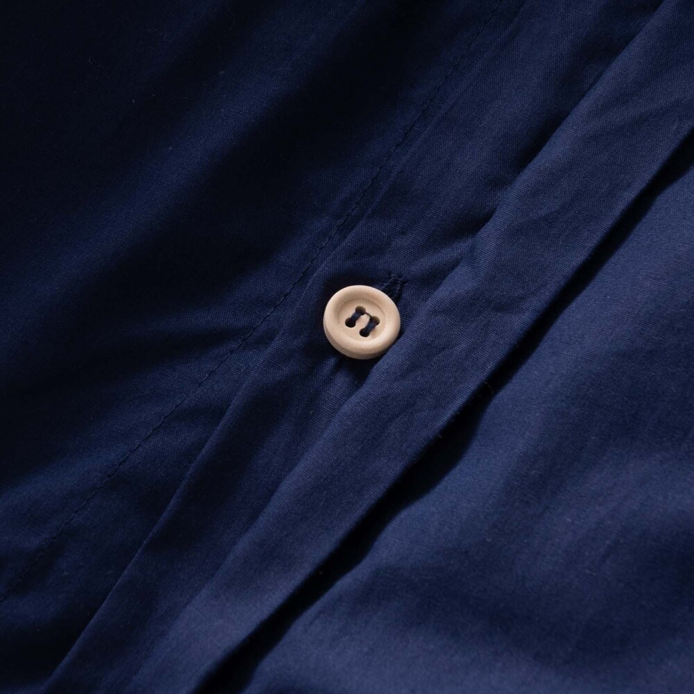 FUNDA NÓRDICA 2 PLAZAS LINO-Y-ALGODON AZUL LINEN COTTON MARINO