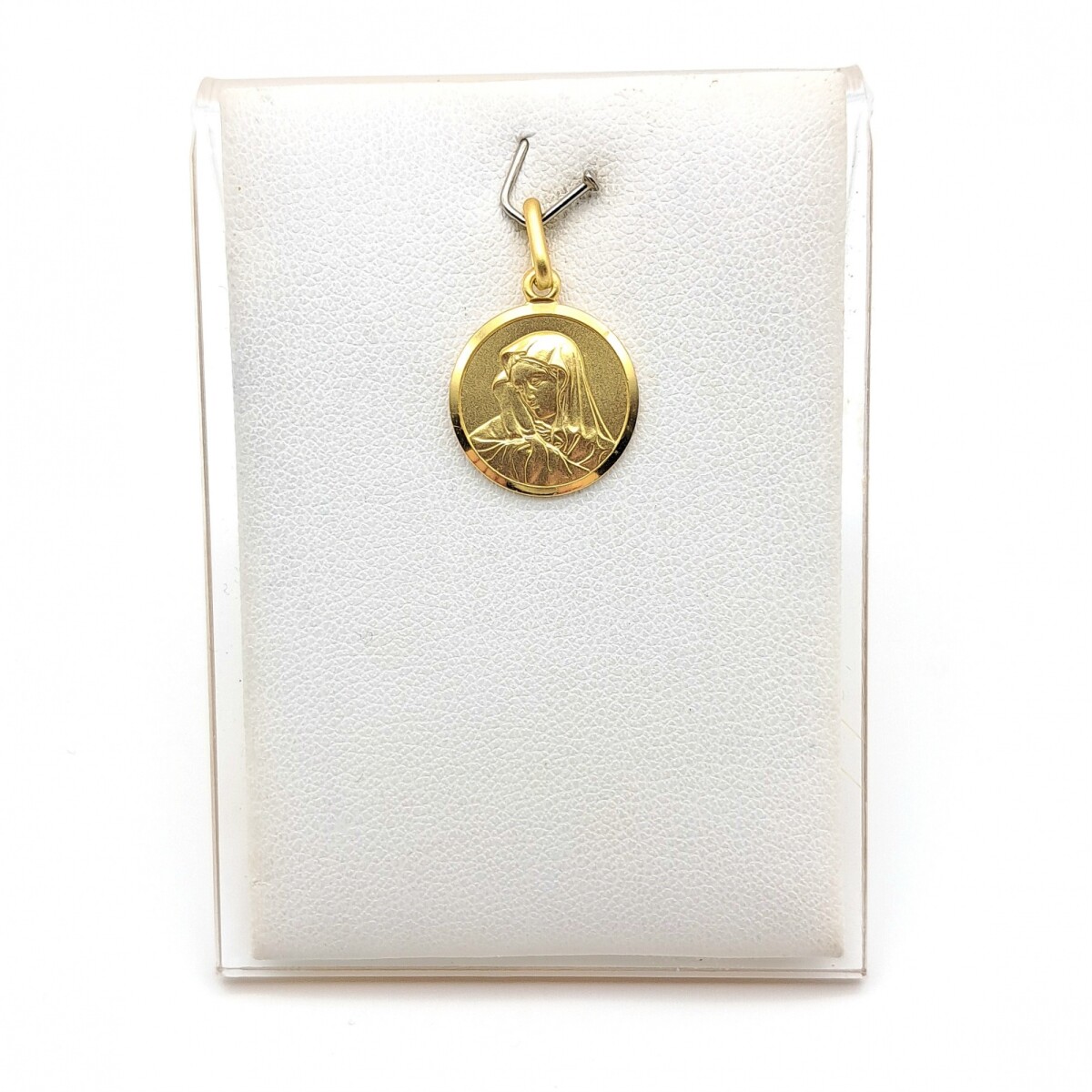 Medalla de oro 9 ktes, VIRGEN MARIA. 