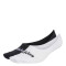 Medias Unisex Adidas x2 Linear Ballerina Negro - Blanco