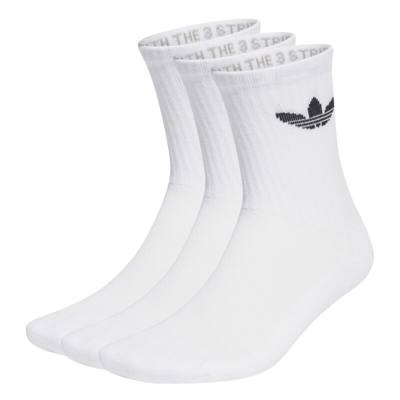 ADIDAS PACK MEDIAS TRE CRW de Unisex - IJ5616 Blanco