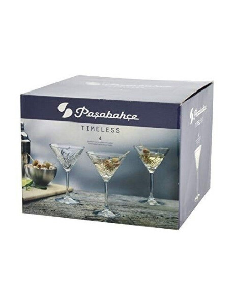 SET 4 COPA MARTINI TIMELESS 230CC PASABAHCE SET 4 COPA MARTINI TIMELESS 230CC PASABAHCE