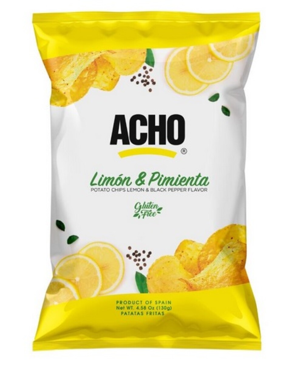 SNACK PAPAS ACHO 120G LIMON Y PIMIENTA 