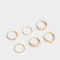 Sets Anillos Metal diferenciado Anillos Sets De Metal - Dorado