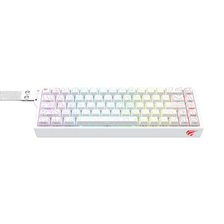 TECLADO HAVIT GAMING SERIES KB906L 65% MECANICO BLANCO Y NEGRO RGB USB TECLADO HAVIT GAMING SERIES KB906L 65% MECANICO BLANCO Y NEGRO RGB USB