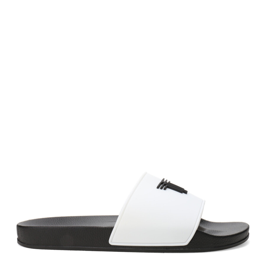 Chancla Unisex Tiffosi Blanco - Negro