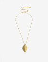 Collares Largos Bronce Collar Largo Bronce Hoja - Dorado Bronce