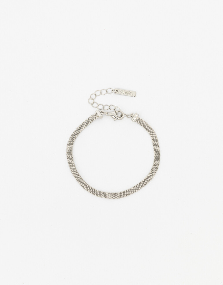 Pulseras Flexibles Metal Pulsera Flexible Metal Mesh - Plateado Rodio