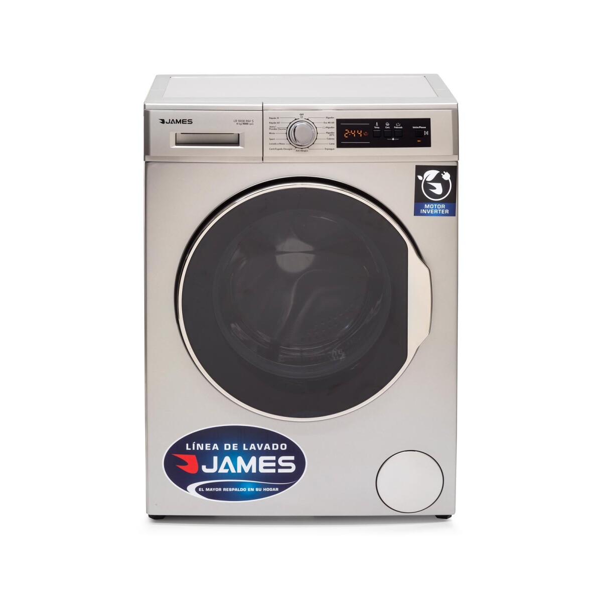 LAVARROPAS JAMES - 6-KG GRIS LR 1008 INV S 