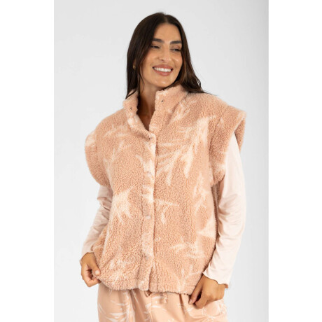 Chaleco feather Rosa antique