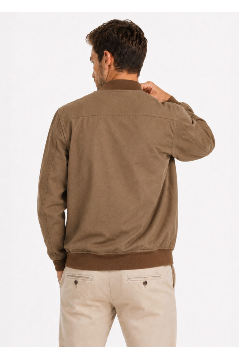 Campera Arrow Microfibra TAUPE