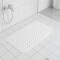 Alfombra con ventosas para el baño 38cm x 70cm BLANCO