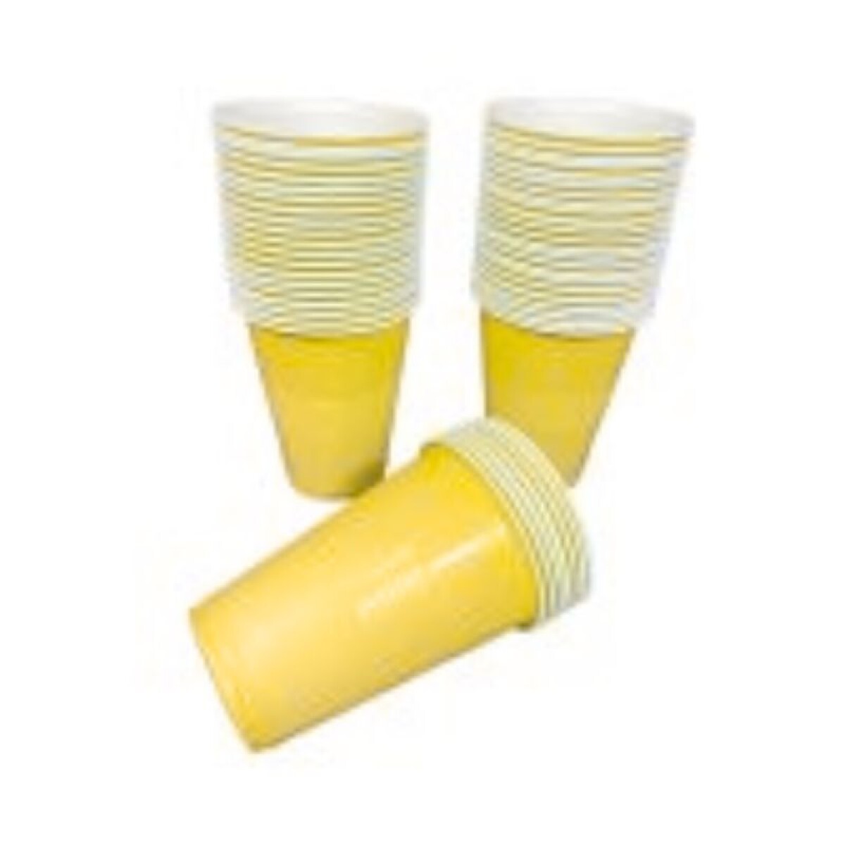 Vaso 500ml Diferentes colores x50un - Amarillo 