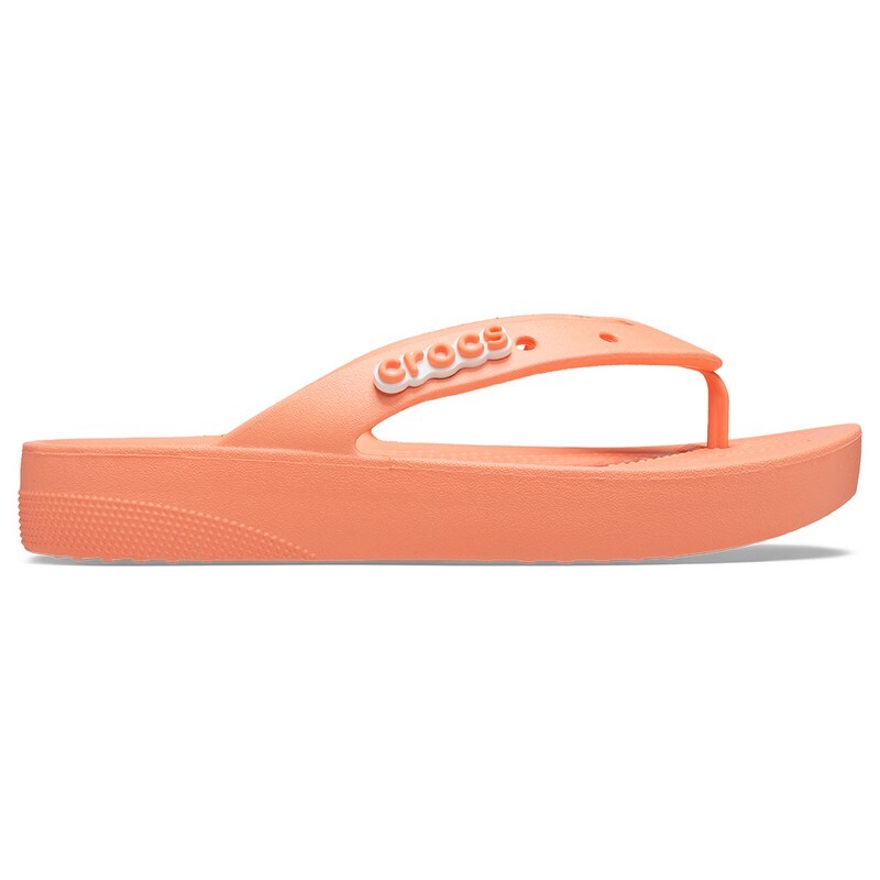 Ojotas Crocs Classic Flip Platform Naranja