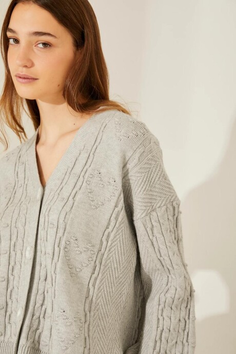 CARDIGAN FRANCIS GRIS
