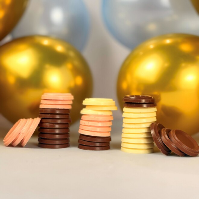 Damas - Chocolate Leche 37% - Frambuesa 33% Damas - Chocolate Leche 37% - Frambuesa 33%
