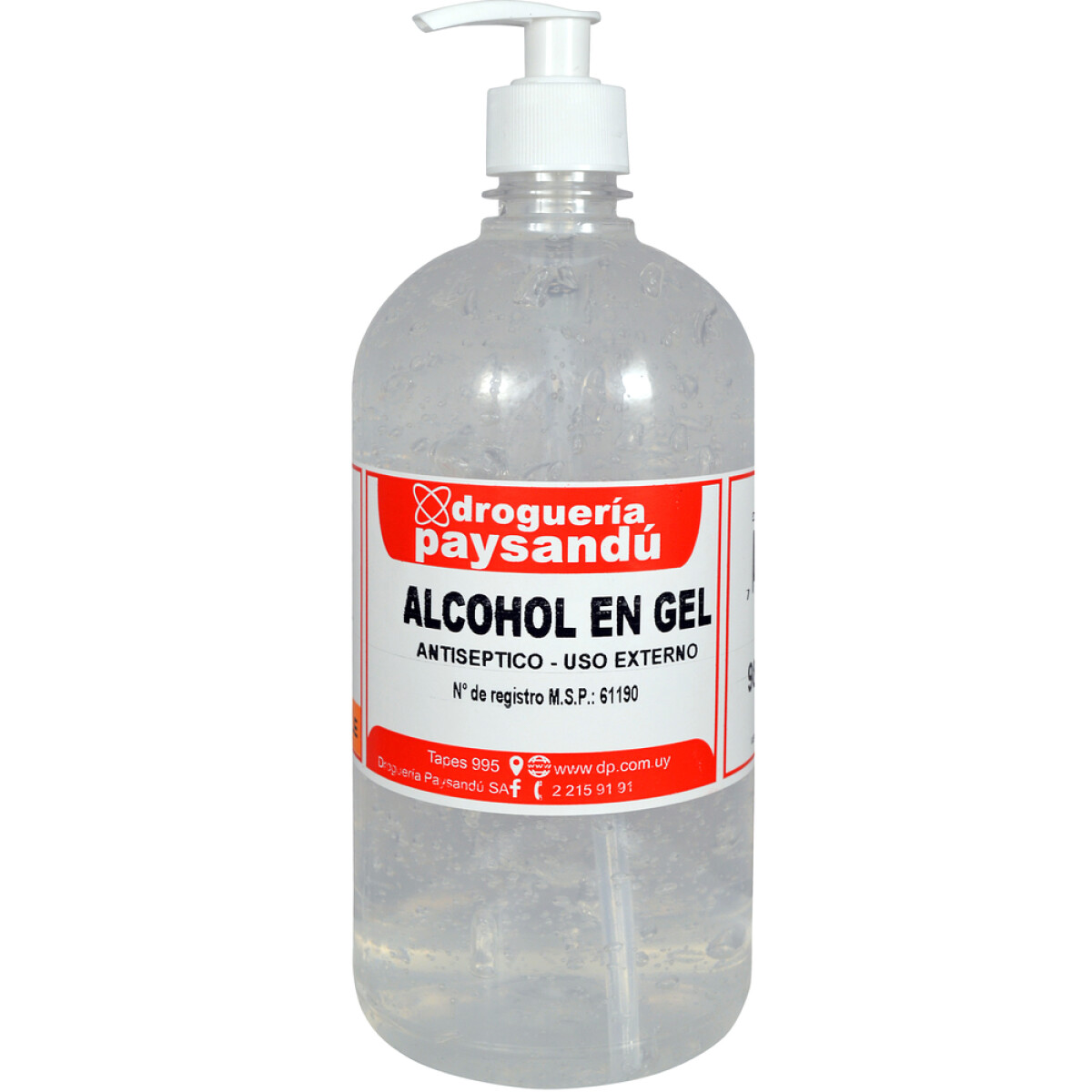 Alcohol en Gel - 980 mL 