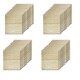 40 Placas Revestimiento Pared Autoadhesiva 70x77cm Promo X40 Madera Clara