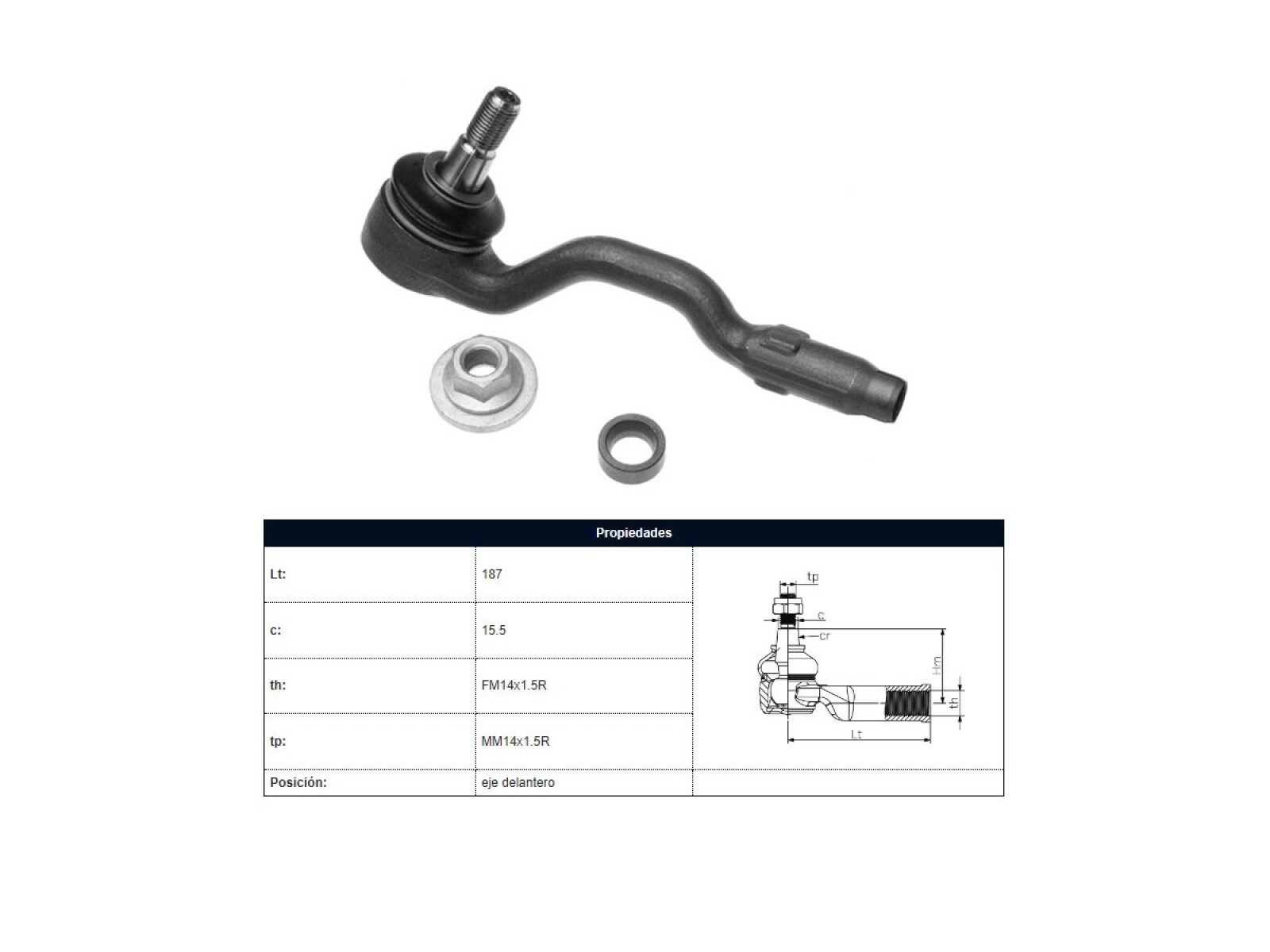 Puntero BMW X5 3.0 Si (E70)/X5 D (E70)/X5 3.5 Si (E70) 06-13 Der/Izq 