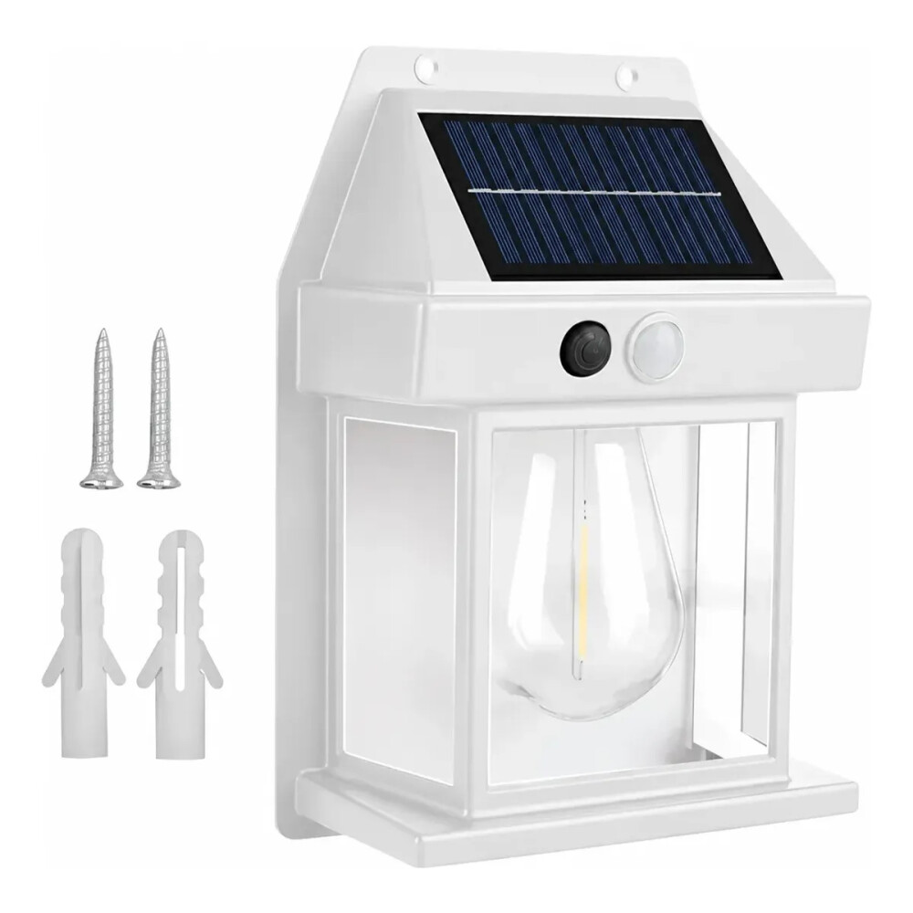 Foco Farol Solar Led Exterior Blanco Luz Cálida Foco Farol Solar Led Exterior Blanco Luz Cálida