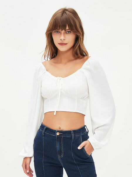 BLUSA JADE CRUDO