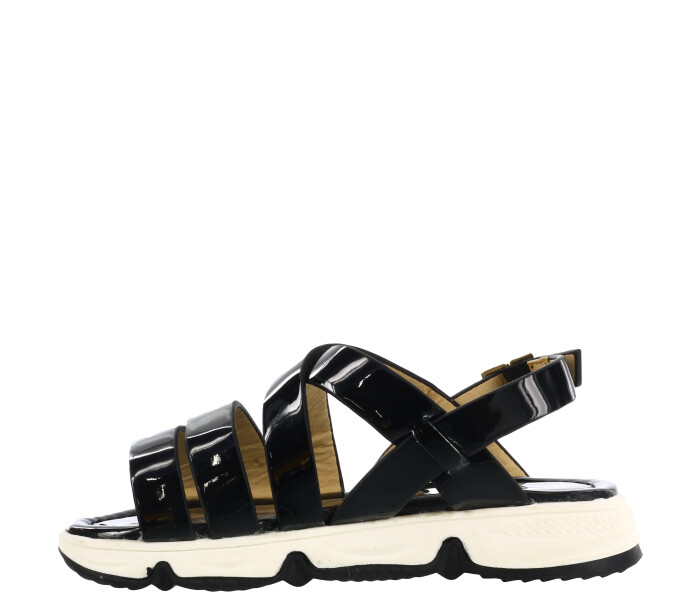 Sandalias de Niña MINI Miss Carol RILEY de charol Negro