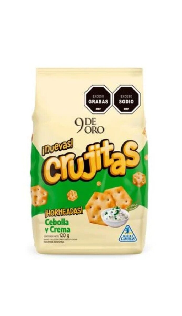 GALLETITA 9 ORO CRUJITAS CEBOLLA Y CREMA 120g 
