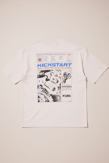 T-SHIRT CICLE DIXIE Crudo