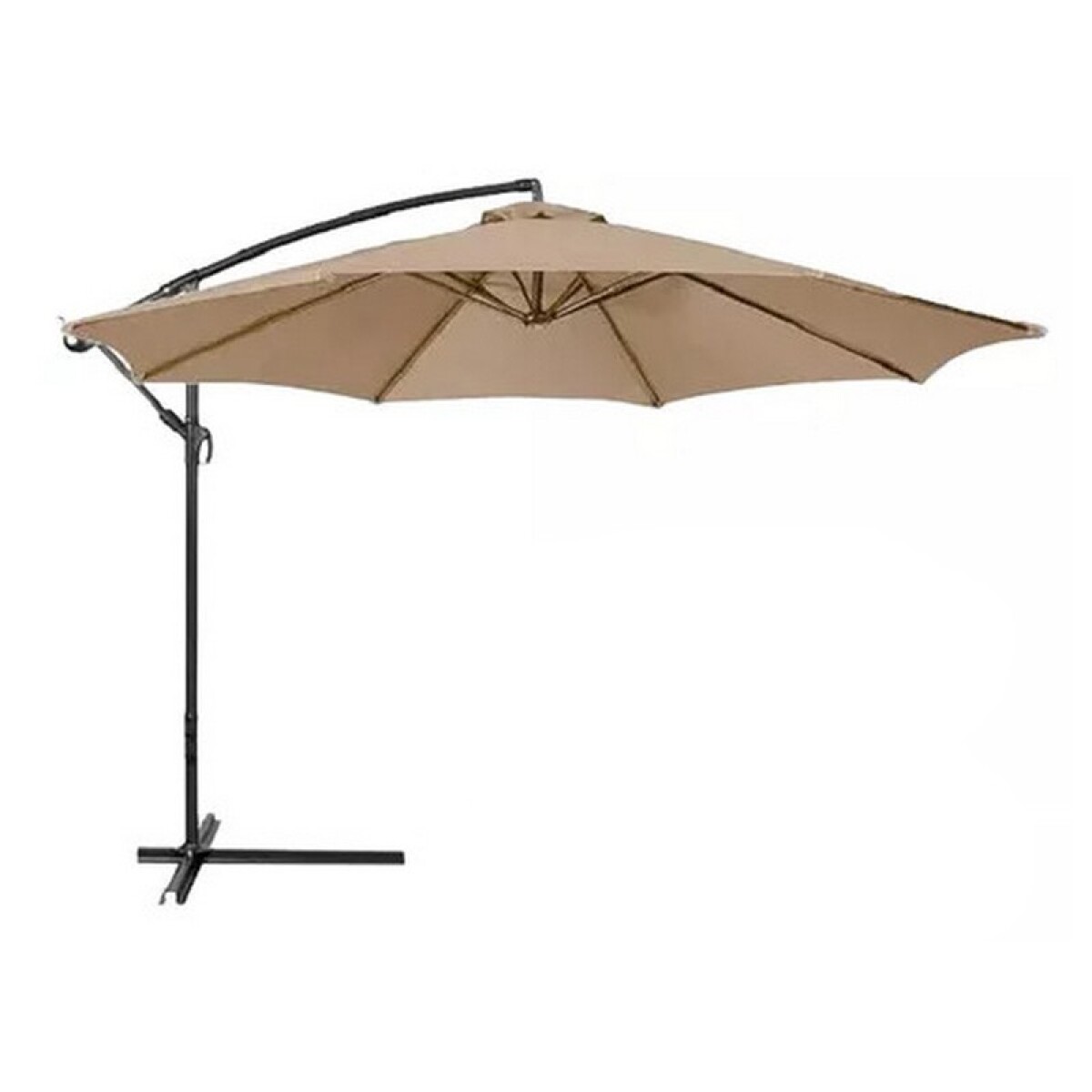 SOMBRILLA LATERAL DE JARDÍN 3 MTS. BEIGE 