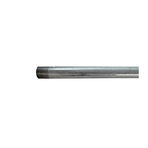 Brazo galvanizado curvo ¾" de 1 metro B40506
