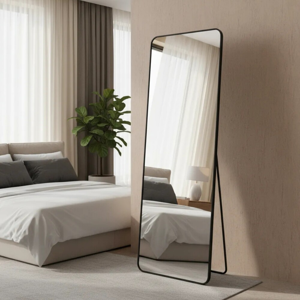 Espejo Flor - 162 Negro