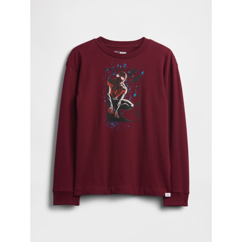 FR MVL LS GRAPHIC TEE RED DELICIOUS