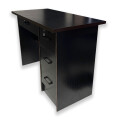 Escritorio 1.00m x 50cm cajones con llave Negro