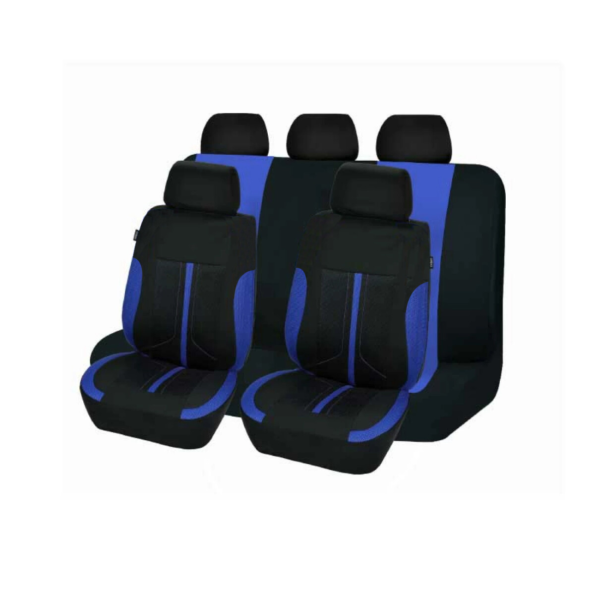 CUBRE ASIENTO - GTS 001 NEGRO / AZUL GTS 