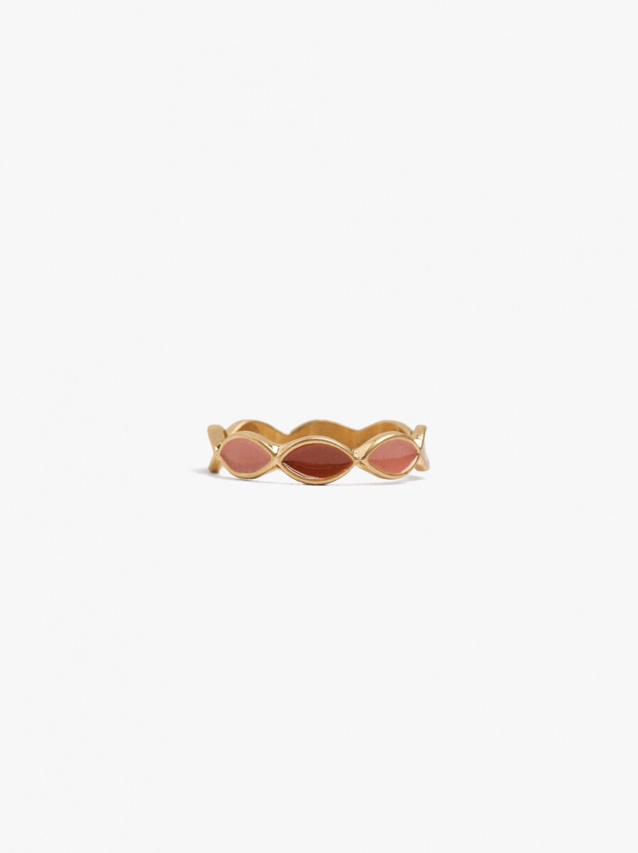 Anillo Con Esmalte - multicolor 